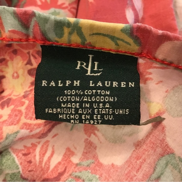 Ralph Lauren Twin Flat Sheet Beach House - Picture 4 of 4